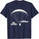 Funny Paragliding Design Women Skydiving Paraglider T-Shirt - T-Shirt | Navy