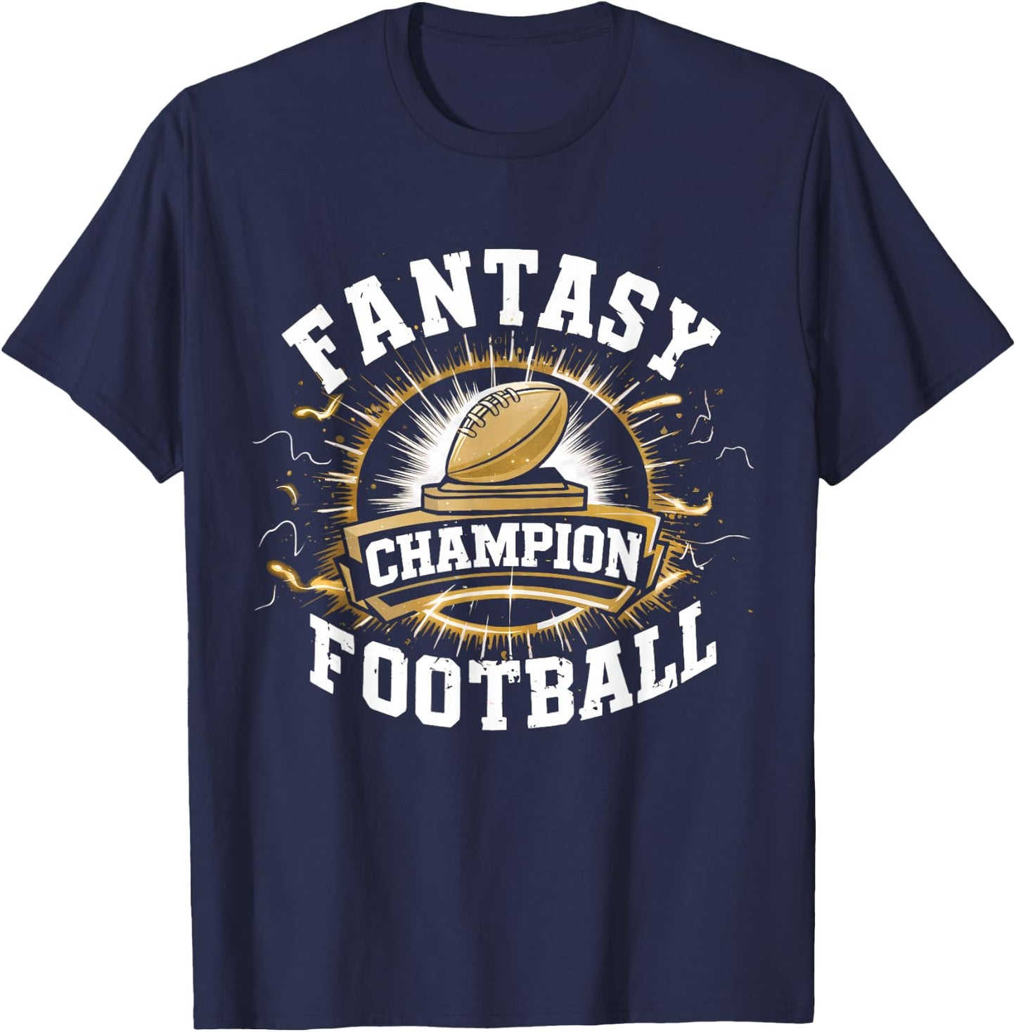 Fantasy Football Champion T-Shirt - T-Shirt | Navy