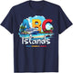 ABC Islands Aruba Bonaire Curacao Cruise Vacation Caribbean T-Shirt - T-Shirt | Navy
