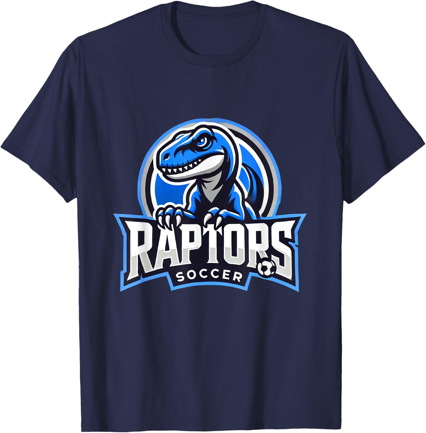 Raptors Soccer Team T-Shirt - T-Shirt | Navy