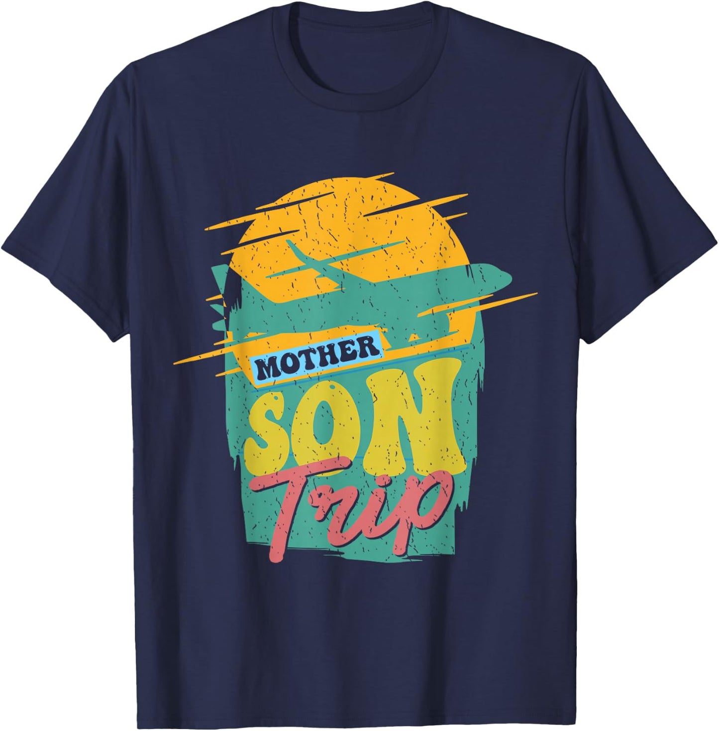 Mother Son Trip Sons Mom Matching Mother's Day Mother Son T-Shirt - T-Shirt | Navy