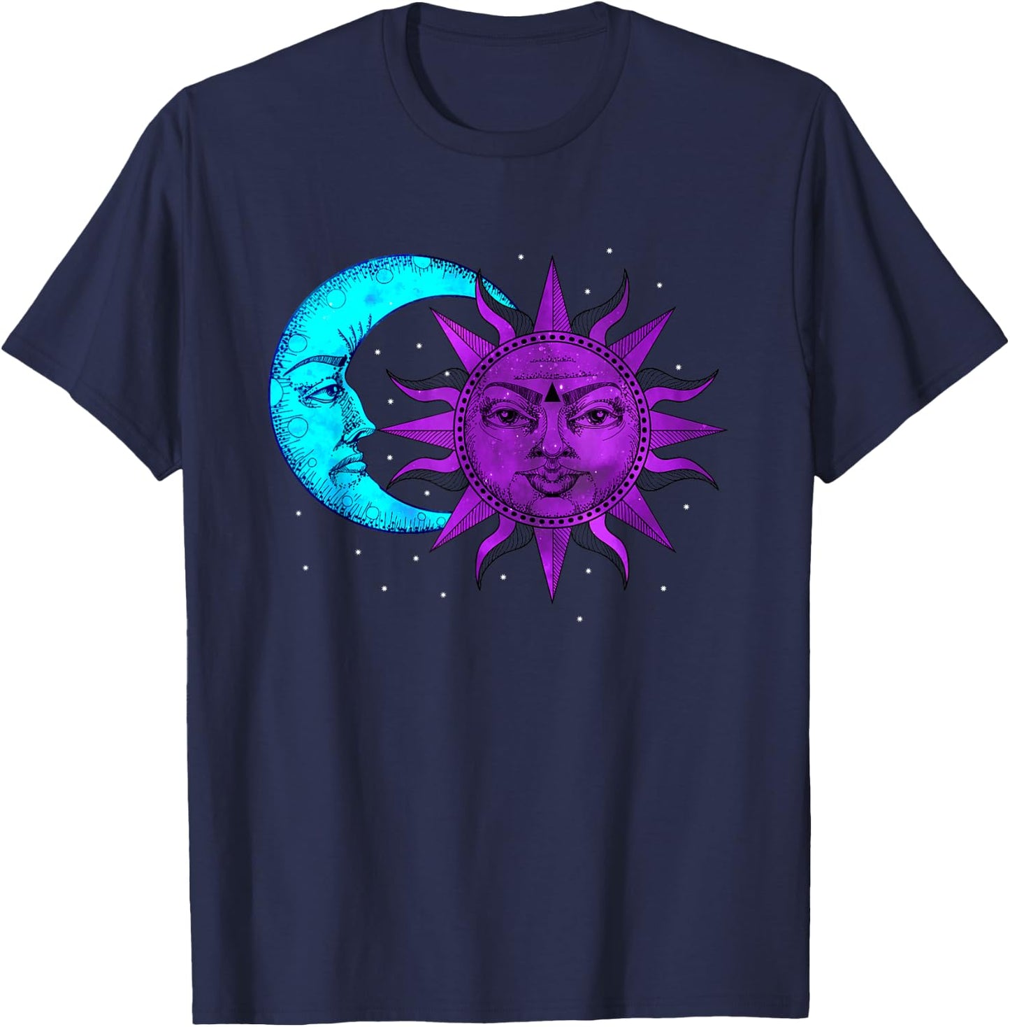 Moon and Sun Astronomy T-Shirt - T-Shirt | Navy