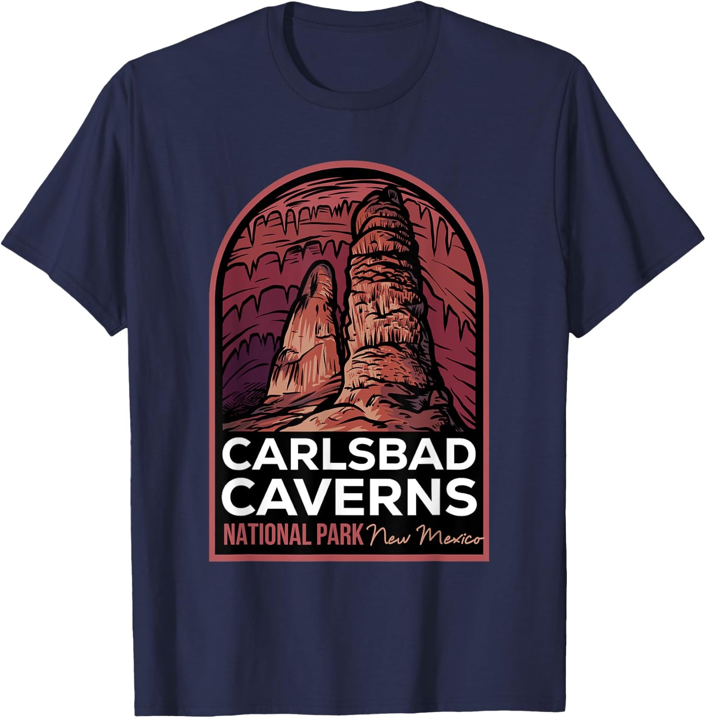 Carlsbad Caverns National Park T-Shirt - T-Shirt | Navy
