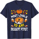 Happy Thanksgiving Family Outfits Most Likely To Eat Dessert First Family Christmas Holiday T-Shirt - T-Shirt | Navy