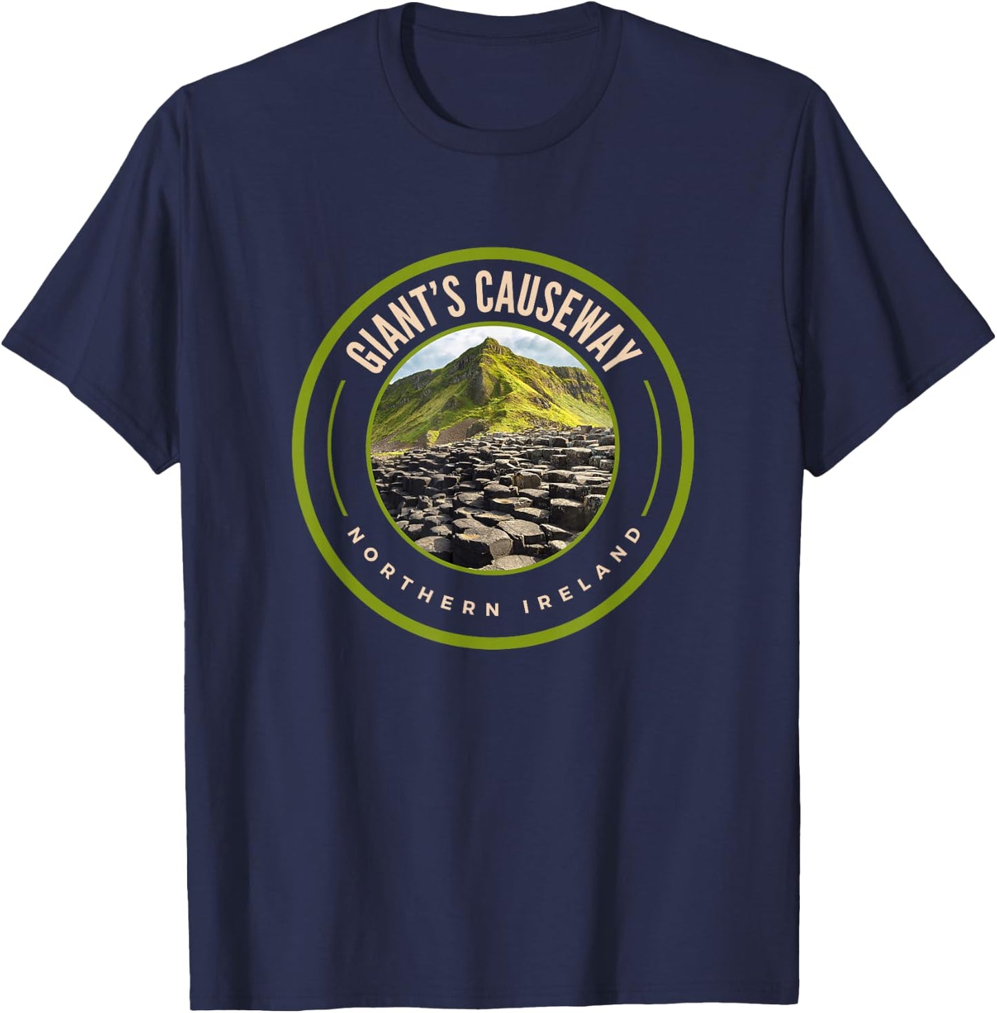Giants Causeway Northern Ireland - Tops, & Accessories T-Shirt - T-Shirt | Navy