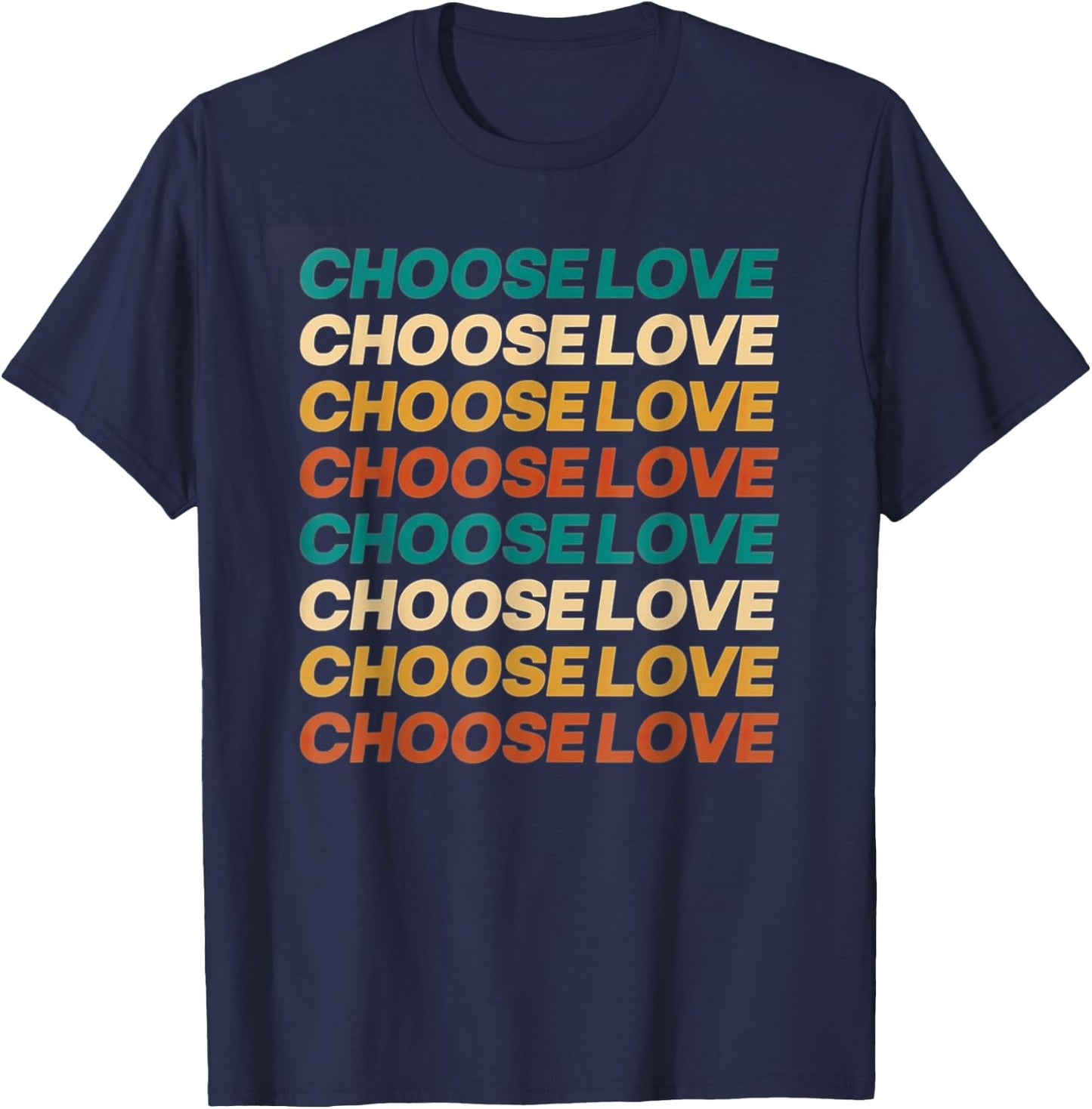 Choose Love - Bills Choose Love - Inspirational T-Shirt - T-Shirt | Navy