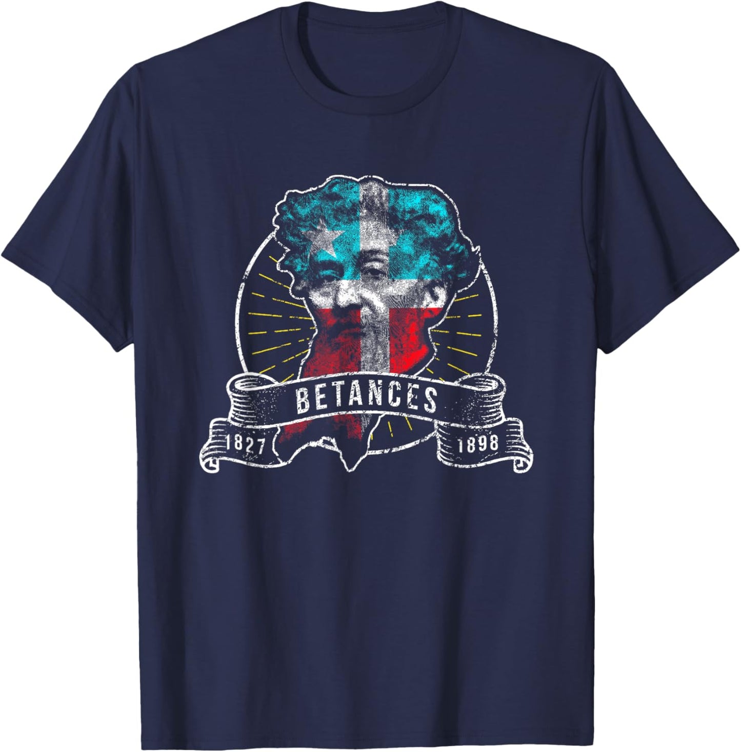 Betances Puerto Rico T-Shirt - T-Shirt | Navy