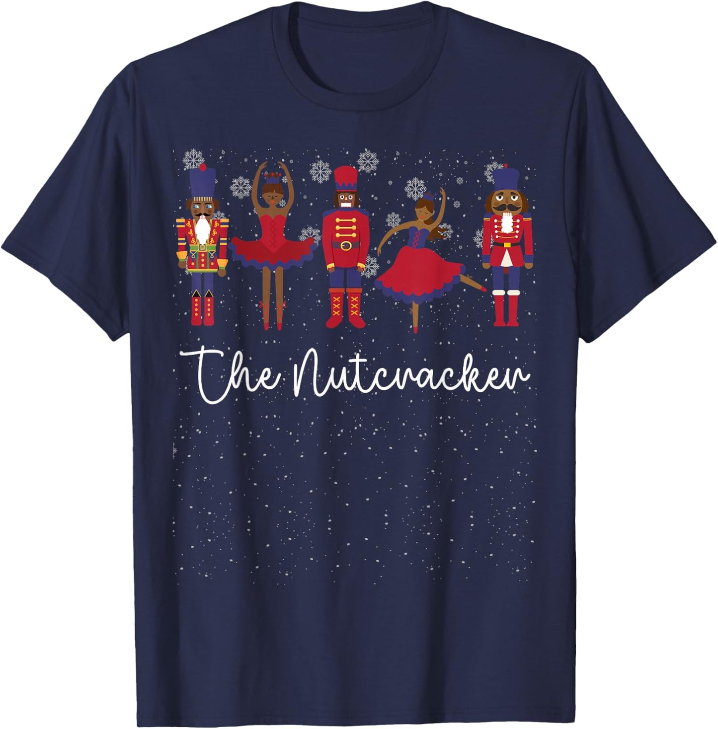 African American Nutcracker Christmas Funny Nutcracker T-Shirt - T-Shirt | Navy