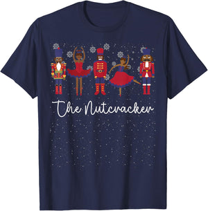 African American Nutcracker Christmas Funny Nutcracker T-Shirt - T-Shirt | Navy