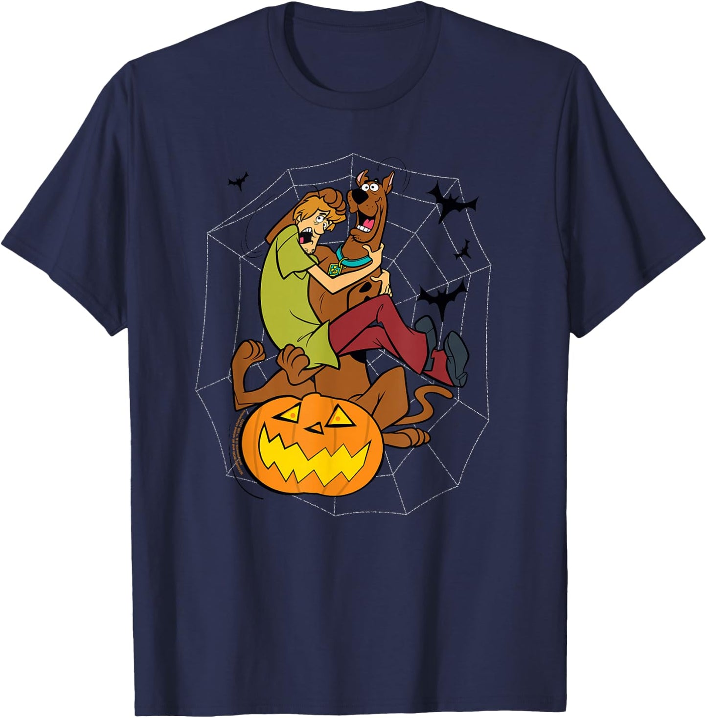 Scooby-Doo and Shaggy Spooky Surprise T-Shirt - T-Shirt | Navy