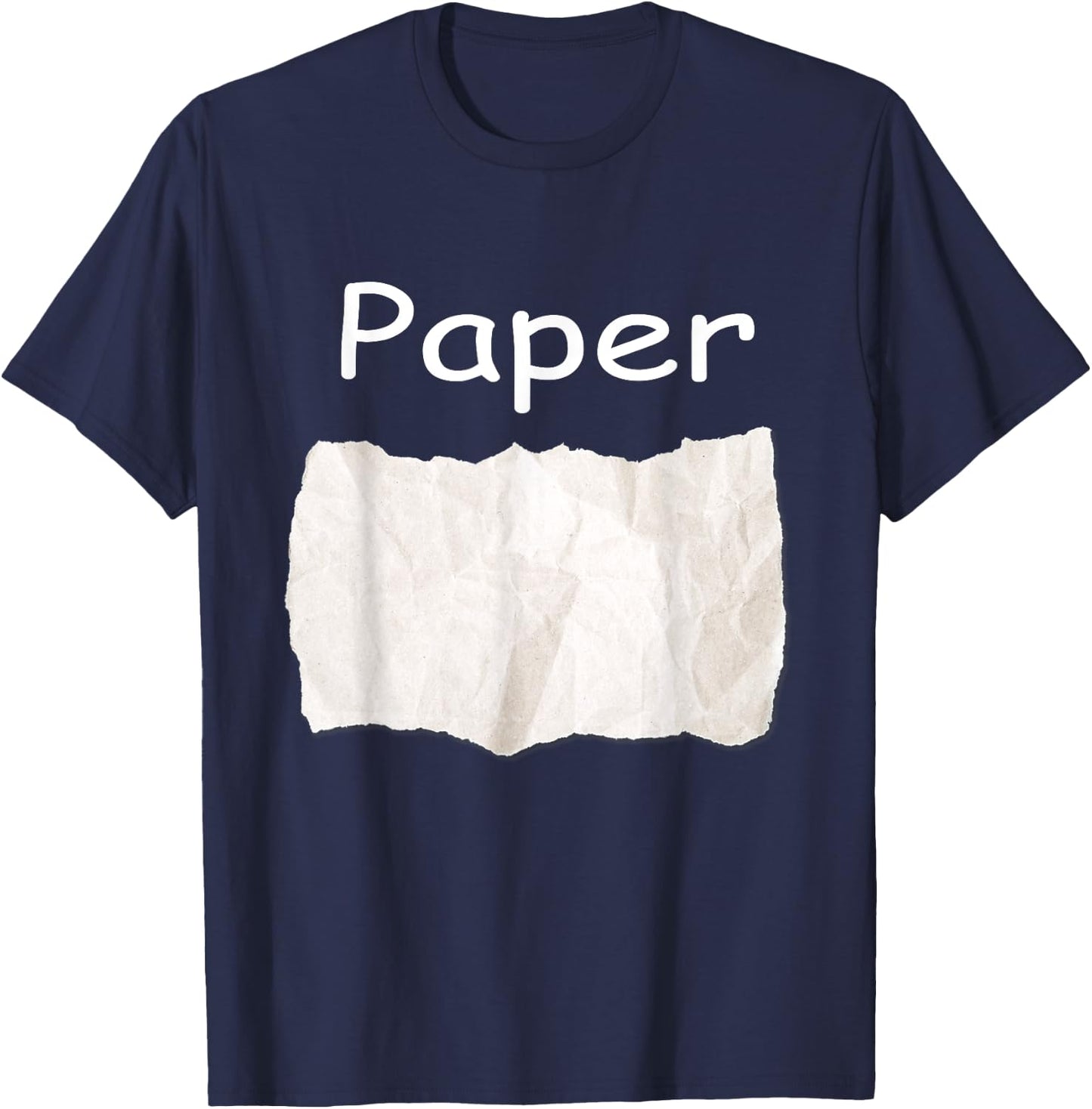 Rock Paper Scissors Matching Halloween Costumes T-Shirt - T-Shirt | Navy