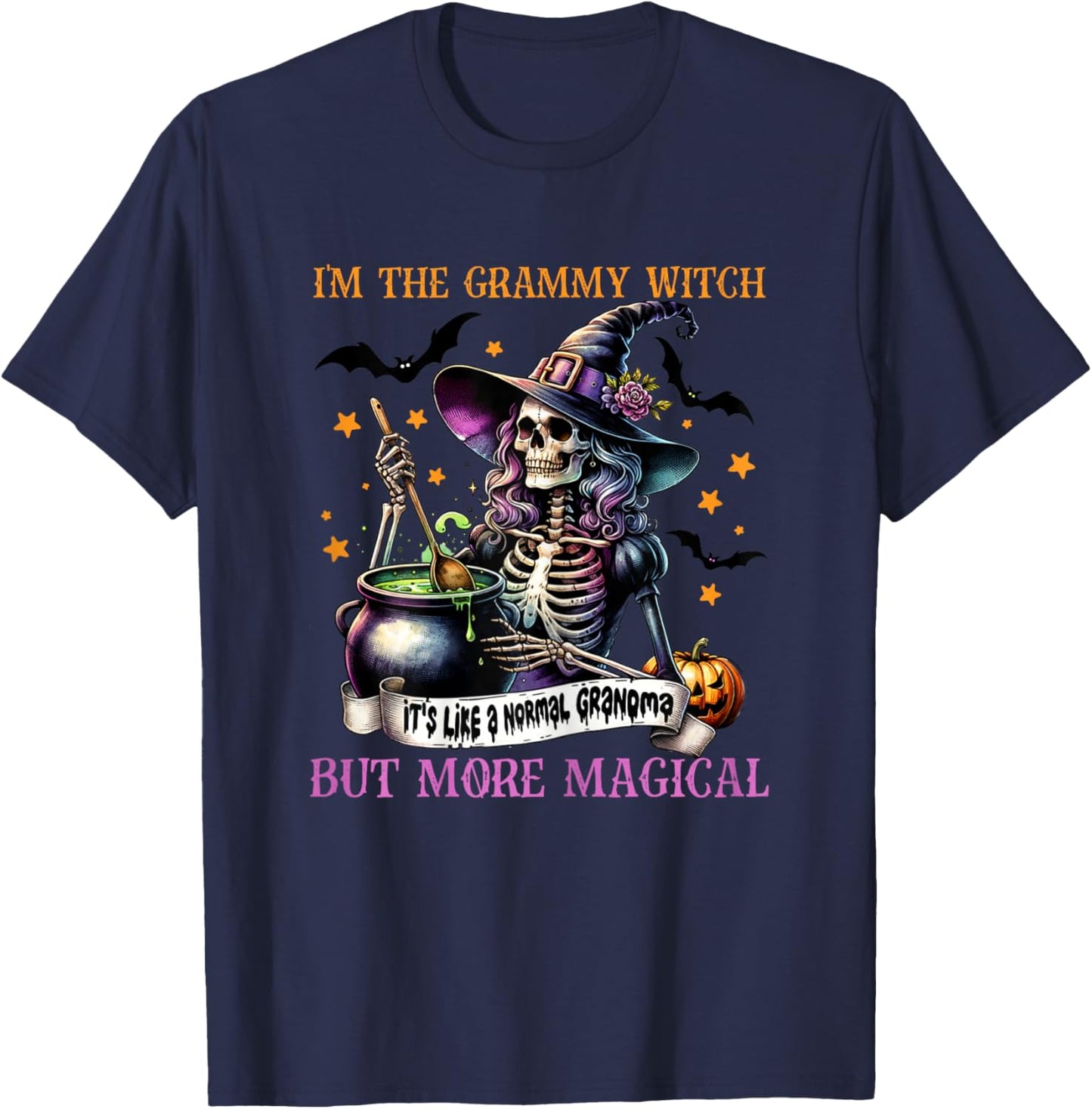 I'm The Grammy Witch Like A Normal Grandma But More Magical T-Shirt - T-Shirt | Navy