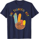 One Thankful RBT Turkey Behavior Technician Thanksgiving T-Shirt - T-Shirt | Navy
