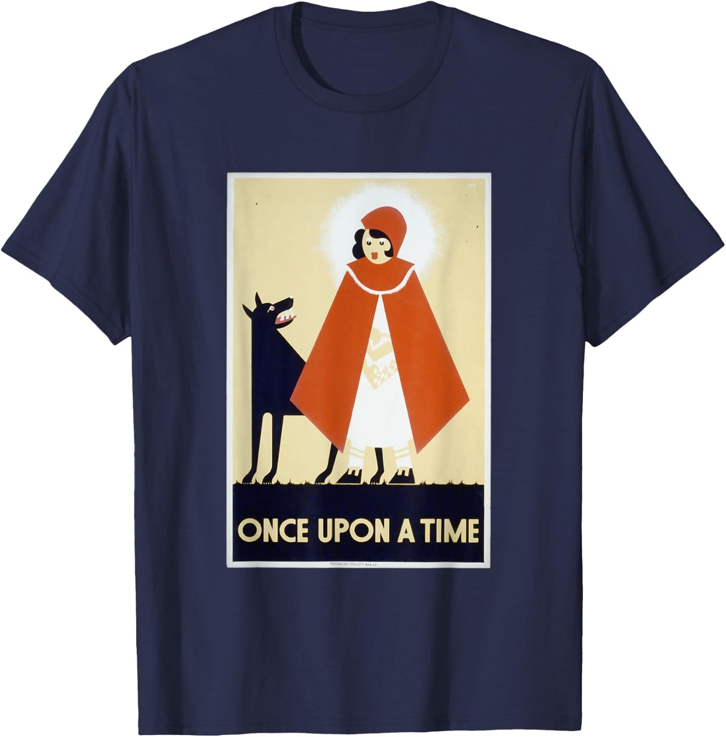 Once Upon A Time Fairy Tale Vintage Story American Shirt T-Shirt - T-Shirt | Navy