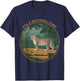 Leopards Yala National Park Souvenir Sri Lanka Wildlife T-Shirt - T-Shirt | Navy