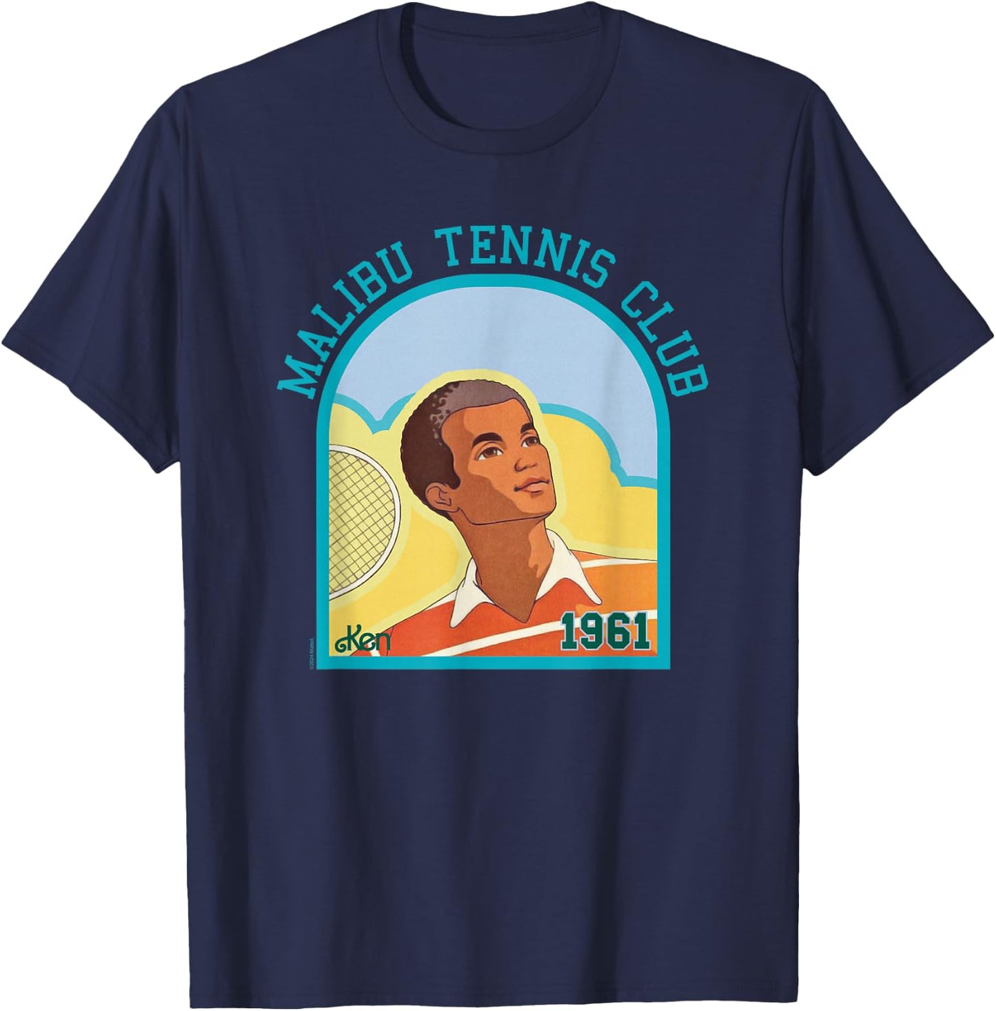 Barbie Ken Malibu Tennis Club 1961 T-Shirt - T-Shirt | Navy