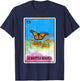 Mexican Bingo La Mariposa Monarca T-Shirt - T-Shirt | Navy