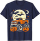 Halloween Shirt For Kids Boy Monster Truck Pumpkin Halloween T-Shirt - T-Shirt | Navy