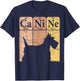 Scottish Terrier Dog Periodic Table Elements Scottie Canine T-Shirt - T-Shirt | Navy