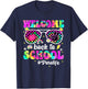 Welcome Back To School Para Sunglasses First Day Of School T-Shirt - T-Shirt | Navy