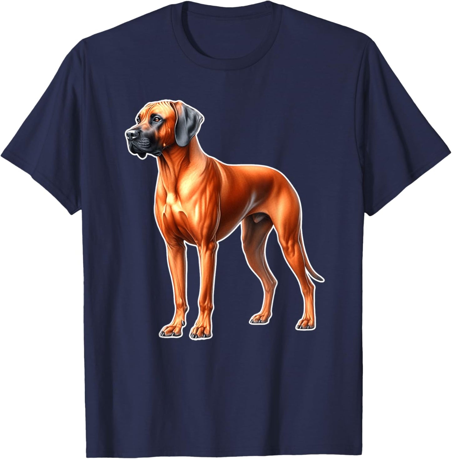 Rhodesian Ridgeback Dog T-Shirt - T-Shirt | Navy