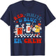 Retro Red White Blue Er Crew Emergency Room 4th Of July T-Shirt - T-Shirt | Navy