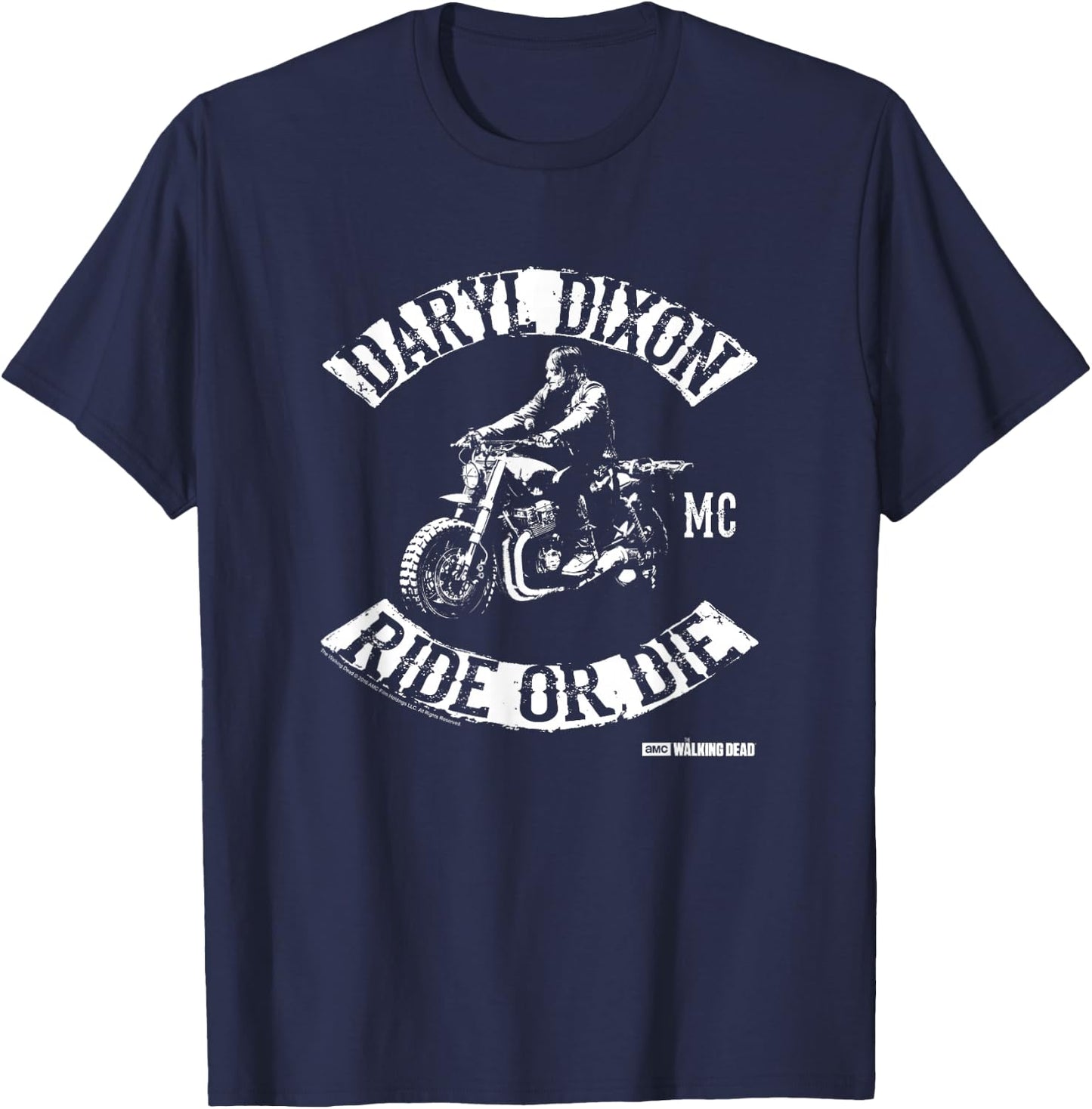 The Walking Dead Ride or Die T-Shirt - T-Shirt | Navy