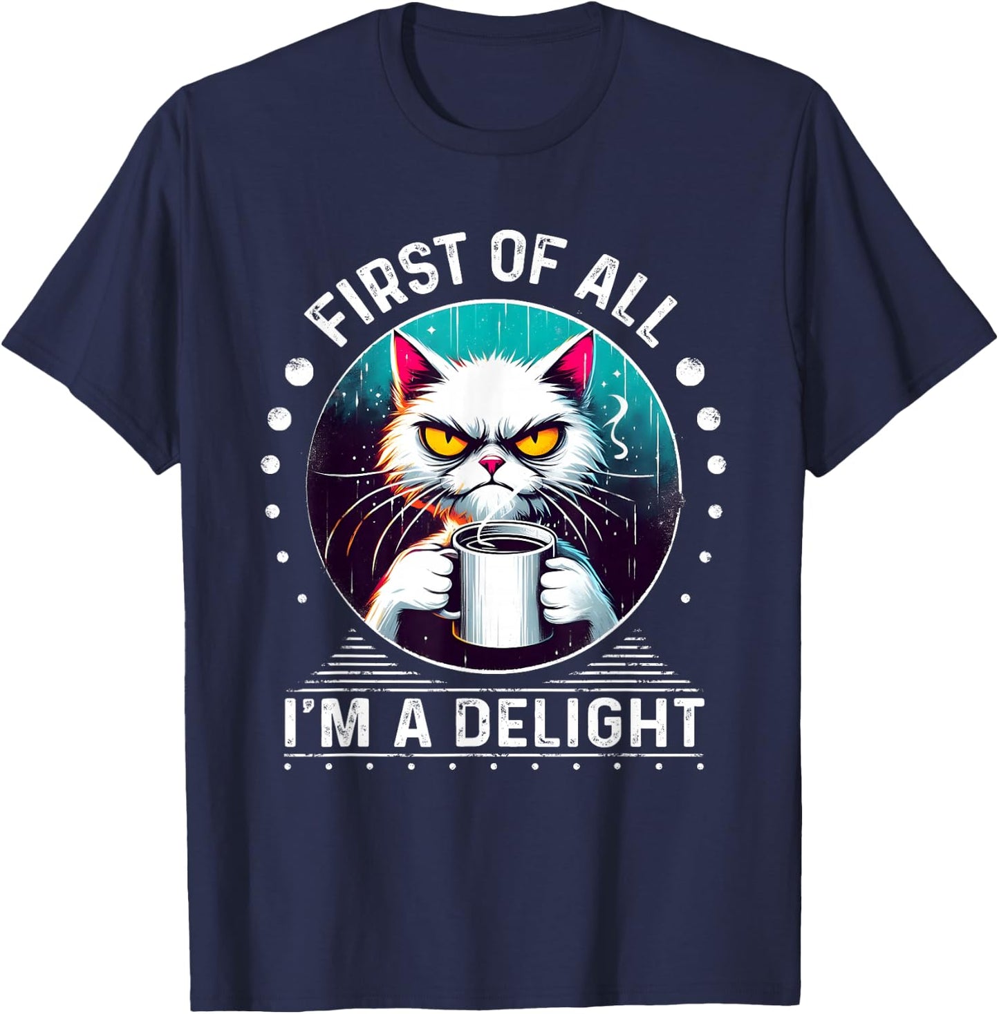 First of all, I Am a Joy Sarcastic T-Shirt - T-Shirt | Navy