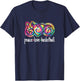 Peace Love Basketball Women Girls Cute Basketball Player T-Shirt - T-Shirt | Navy
