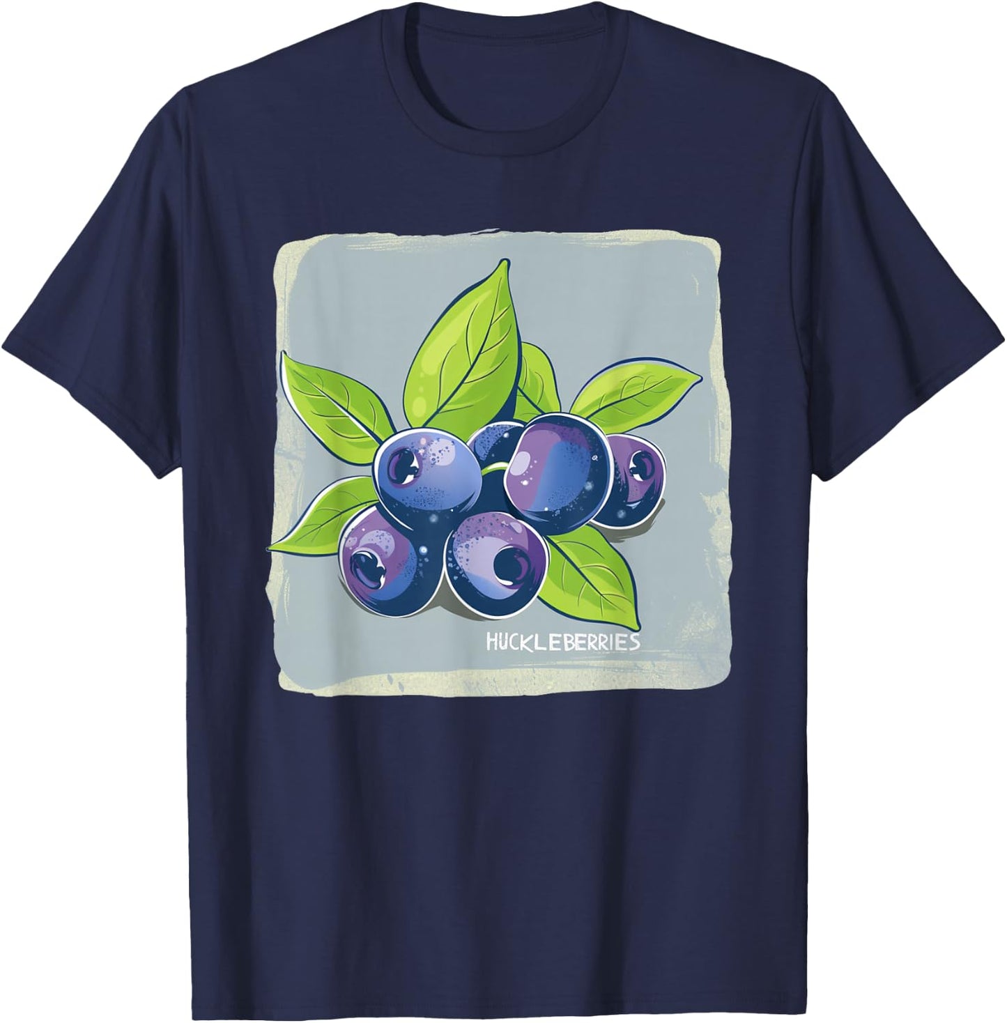Cool Huckleberry Costume for Fruits Lovers T-Shirt - T-Shirt | Navy