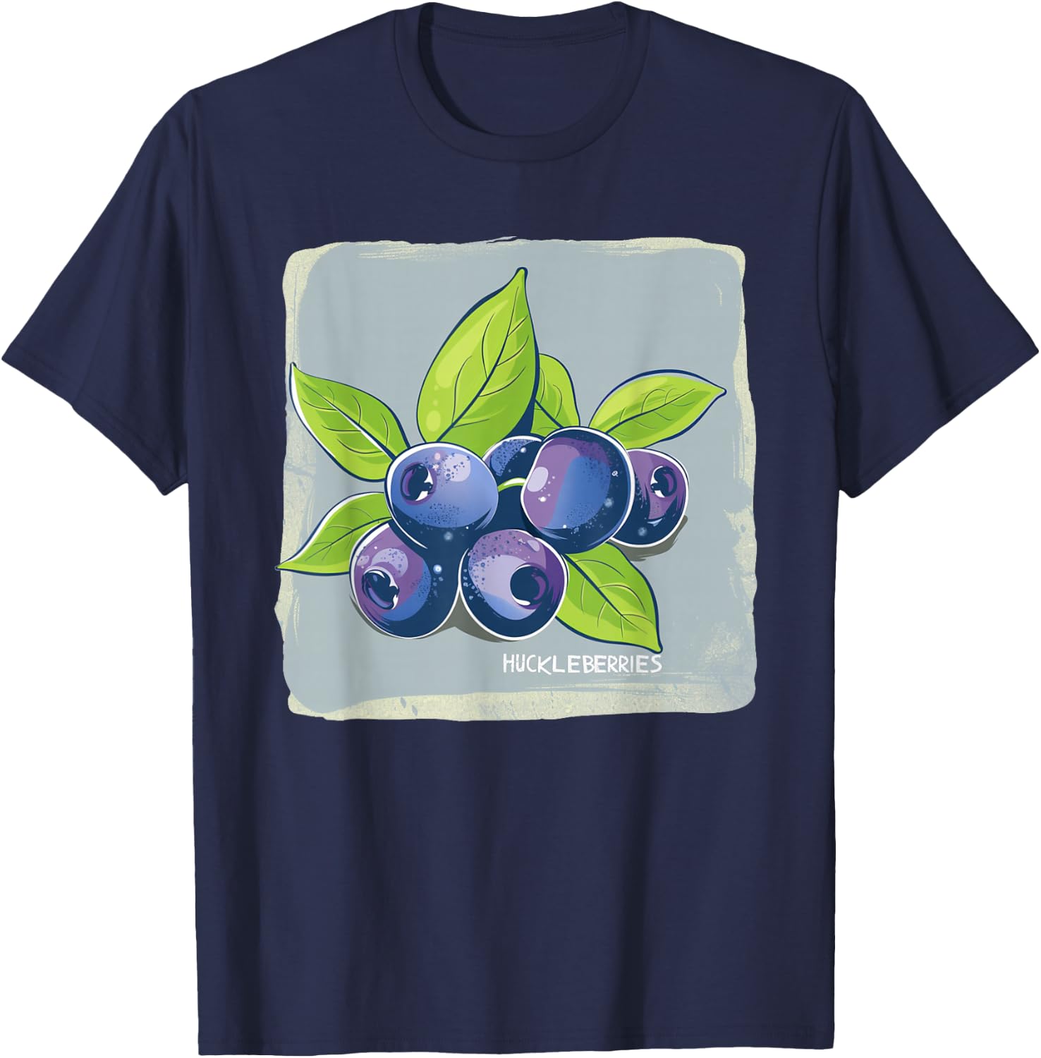 Cool Huckleberry Costume for Fruits Lovers T-Shirt - T-Shirt | Navy