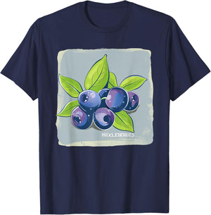 Cool Huckleberry Costume for Fruits Lovers T-Shirt - T-Shirt | Navy