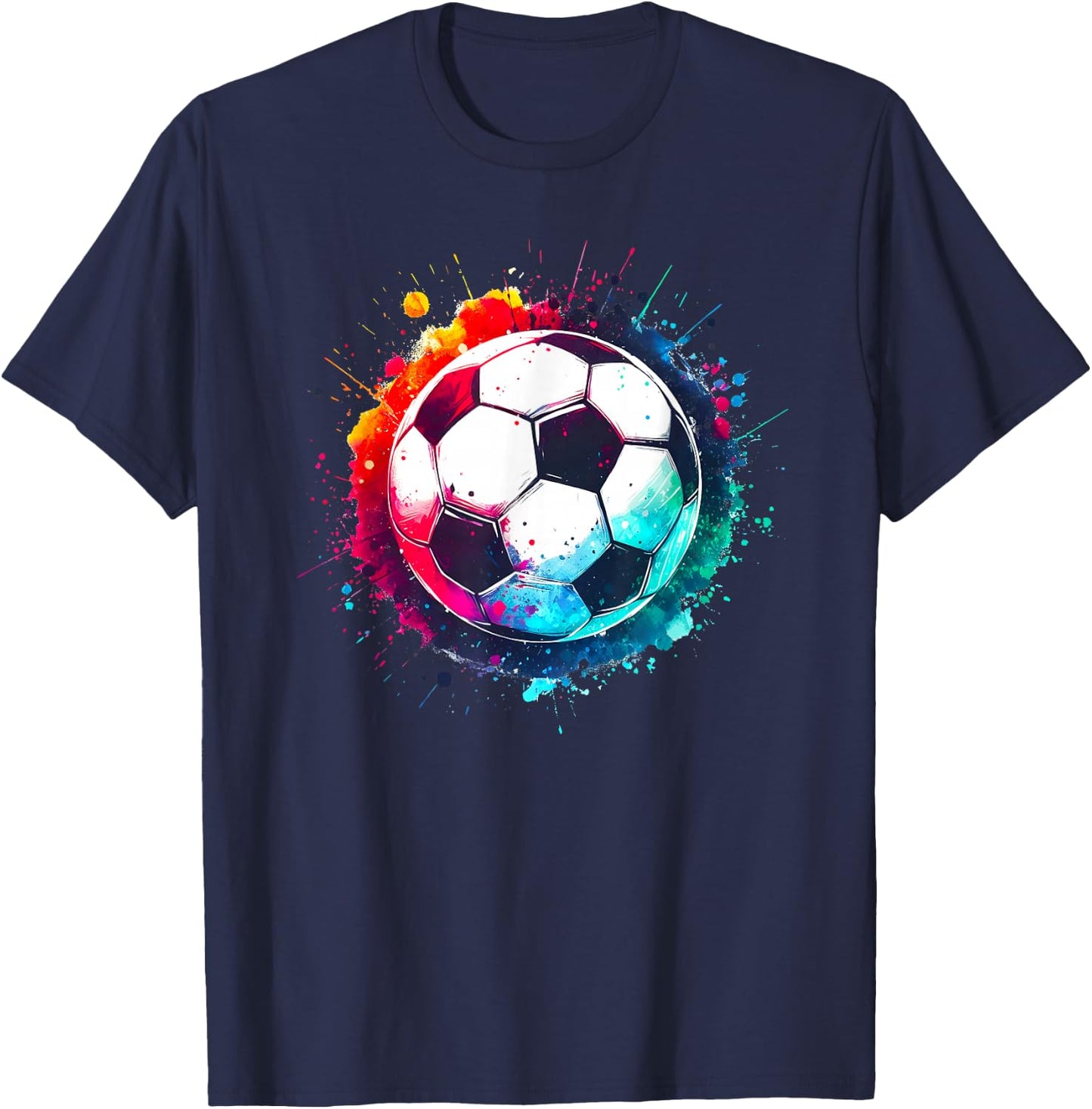 Tie Dye Football for All Football Lovers, Men, Women and T-Shirt - T-Shirt | Navy