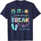 Lunch Lady Is It Summer Break Yet Tie dye Last Day Of School T-Shirt - T-Shirt | Navy