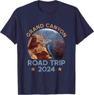 National Park Road Trip 2024 Family Vacation Grand Canyon T-Shirt - T-Shirt | Navy