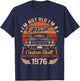 I'm Not Old I'm A Classic Born 1976 Car Graphic Birthday T-Shirt - T-Shirt | Navy