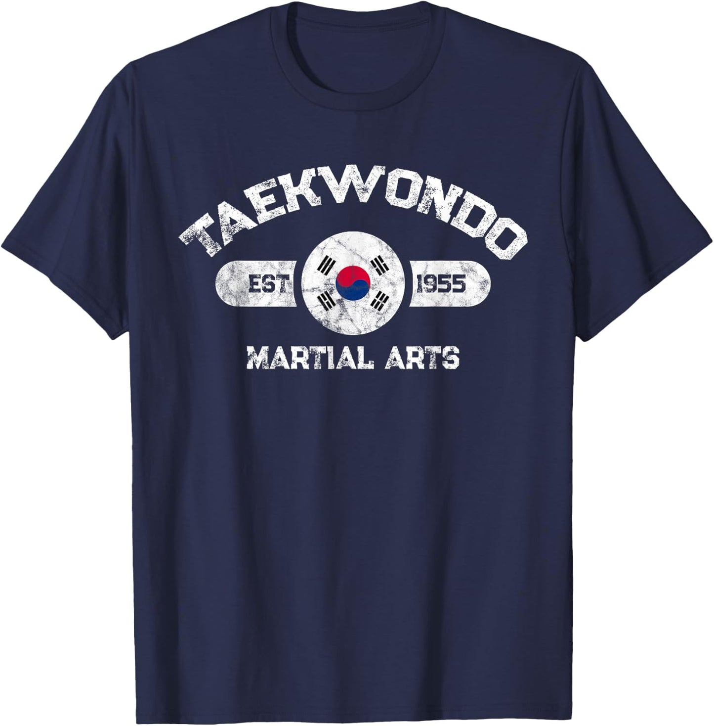 Taekwondo Established 1955 Tae Kwon Do Gift Martial Arts T-Shirt - T-Shirt | Navy