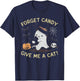 Forget Candy Give Me A Cat Women Kids T-Shirt - T-Shirt | Navy