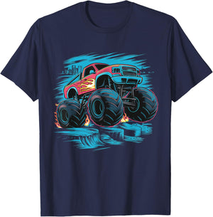 Monster Truck for toddlers Youth & Adults T-Shirt - T-Shirt | Navy