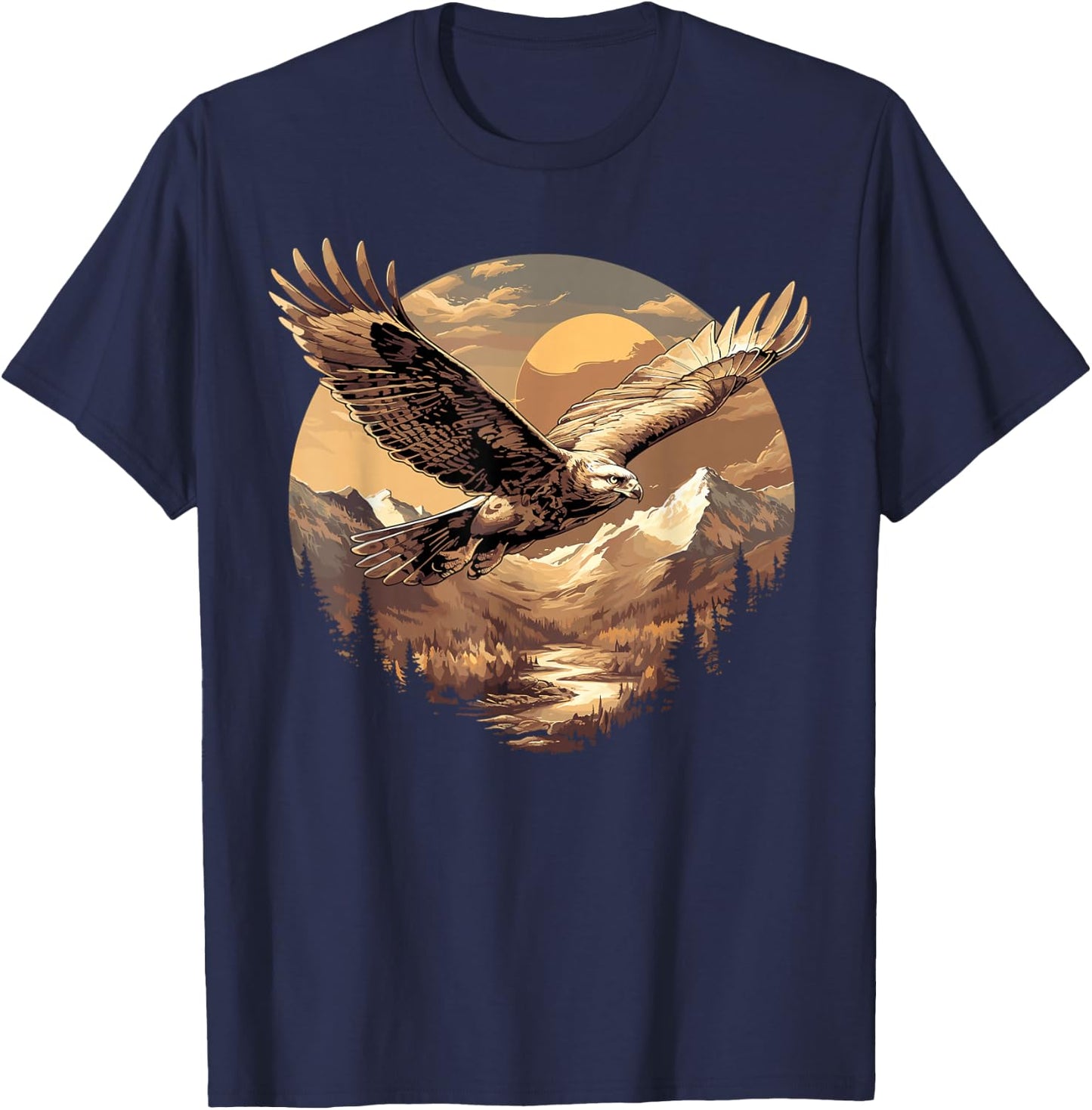 Hawks Hawk T-Shirt - T-Shirt | Navy
