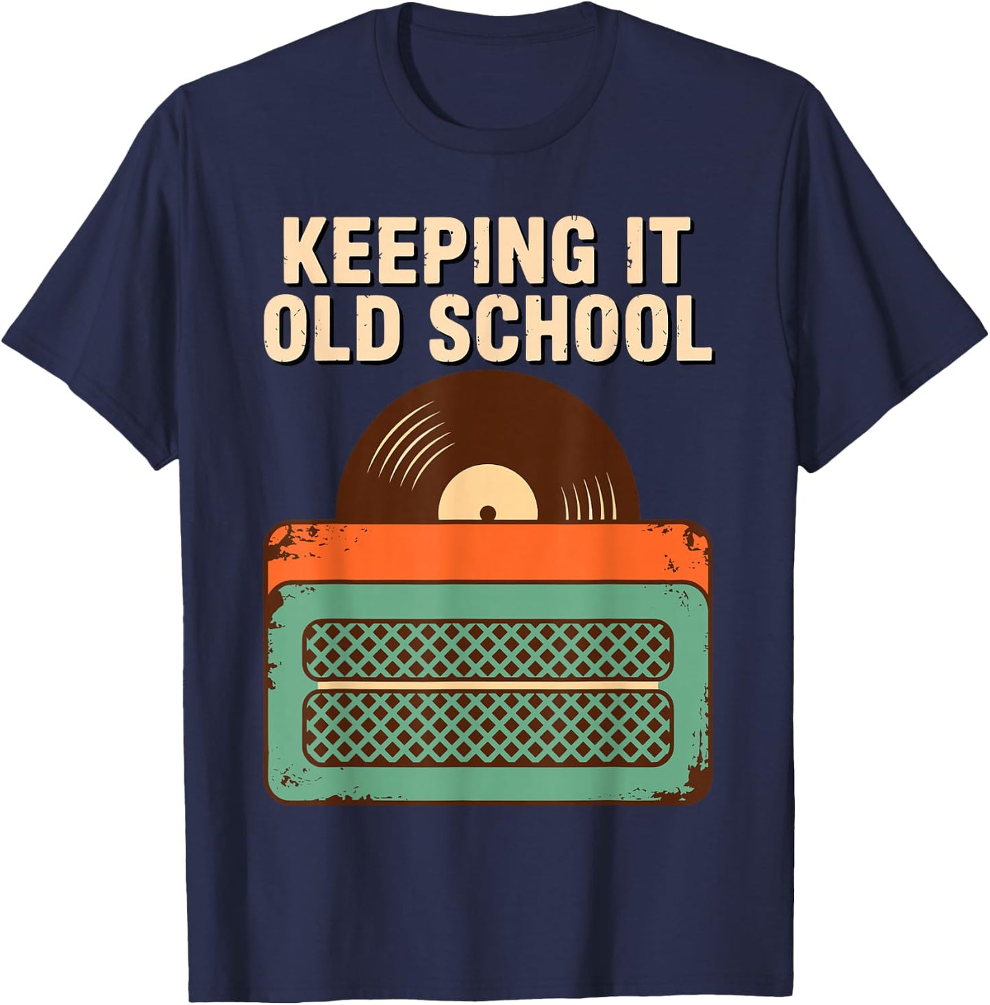 Best Vinyl Art Women Music DJ Vinyl Record Collector T-Shirt - T-Shirt | Navy