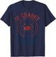 If Crabby Please Return to Beach Retro Crab Sunshine T-Shirt - T-Shirt | Navy