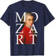 Composer of Classical Music Mozart T-Shirt - T-Shirt | Navy