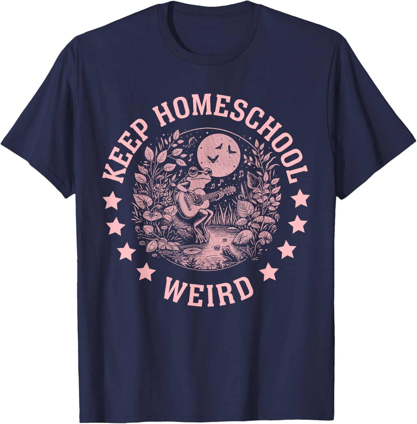 Keep Homeschool Weird T-Shirt - T-Shirt | Navy