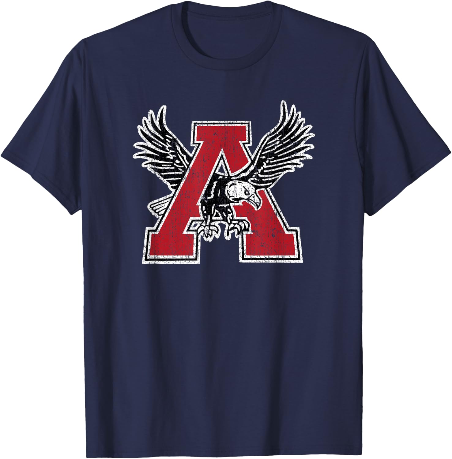 Argyle Eagles Vintage A T-Shirt - T-Shirt | Navy