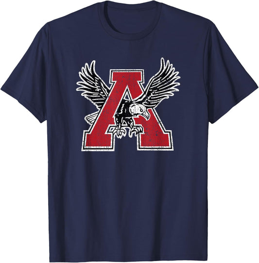 Argyle Eagles Vintage A T-Shirt - T-Shirt | Navy
