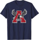 Argyle Eagles Vintage A T-Shirt - T-Shirt | Navy