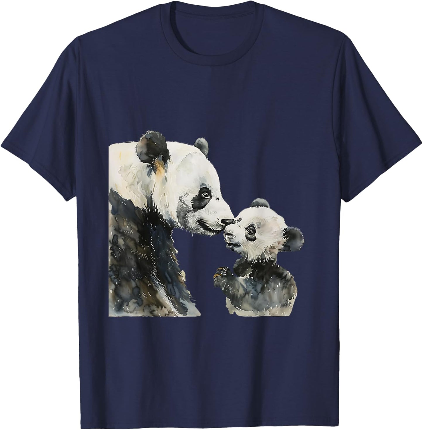 Mama Panda New Mom Mommy For Mothers Day T-Shirt - T-Shirt | Navy