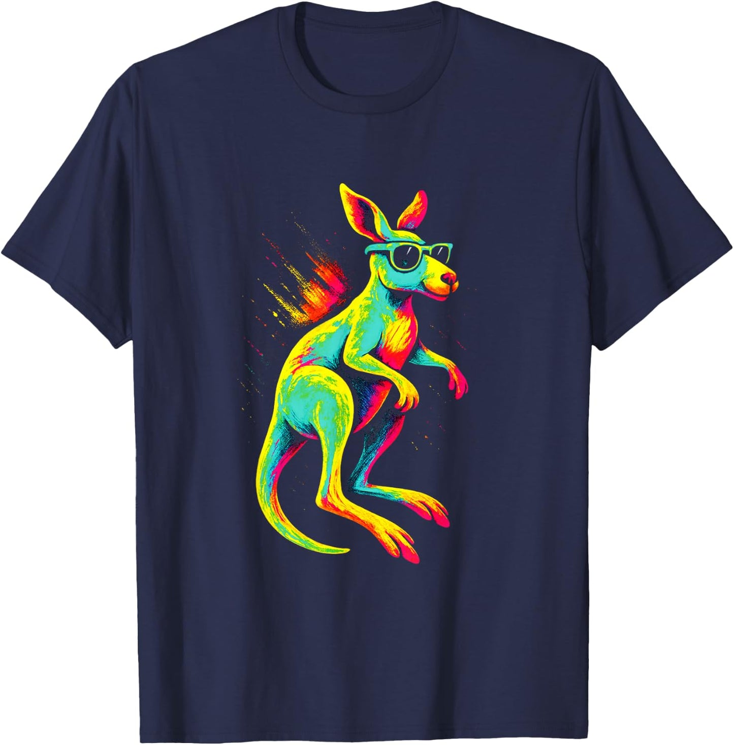 Sunglasses Kangaroo - Funny Australia Souvenir T-Shirt - T-Shirt | Navy