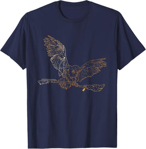 Harry Potter Magical Owl Ride T-Shirt - T-Shirt | Navy